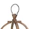Glitzhome® Farmhouse Natural Wooden Church Window Frame Lanterns, 2ct.